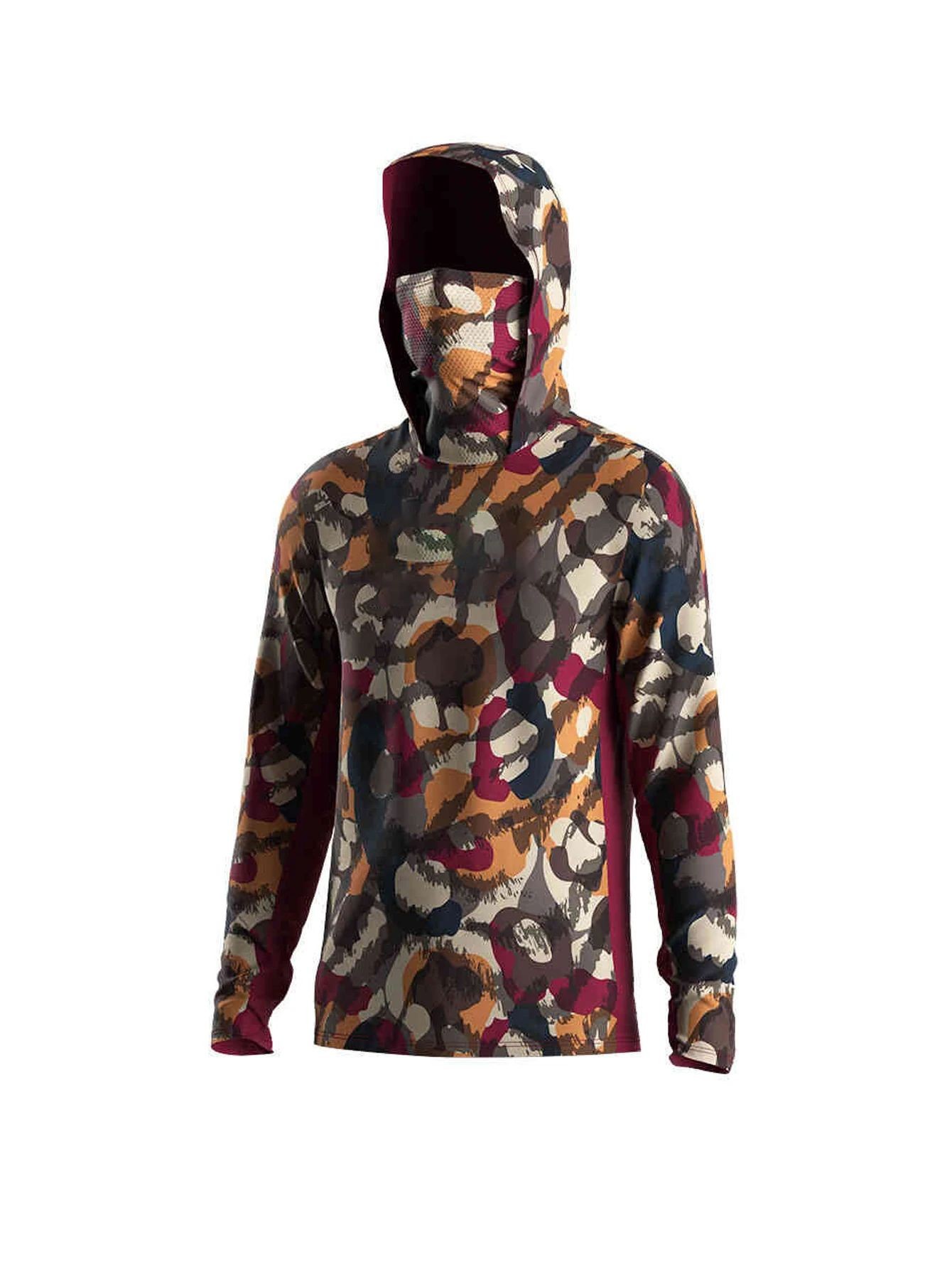 Outdoor Men Fishing Hooded Shi - Embellish Knit ulasan dan harga