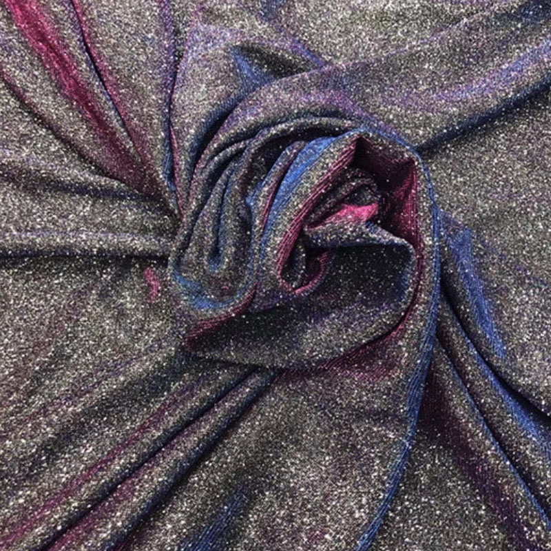 Shimmer Moonlight Glitter Nylo - Sequin Fabric Panel ulasan dan harga