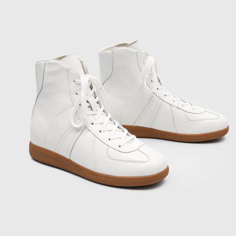 Men Classic Spliced High Top C - Guipure Lace Panel ulasan dan harga