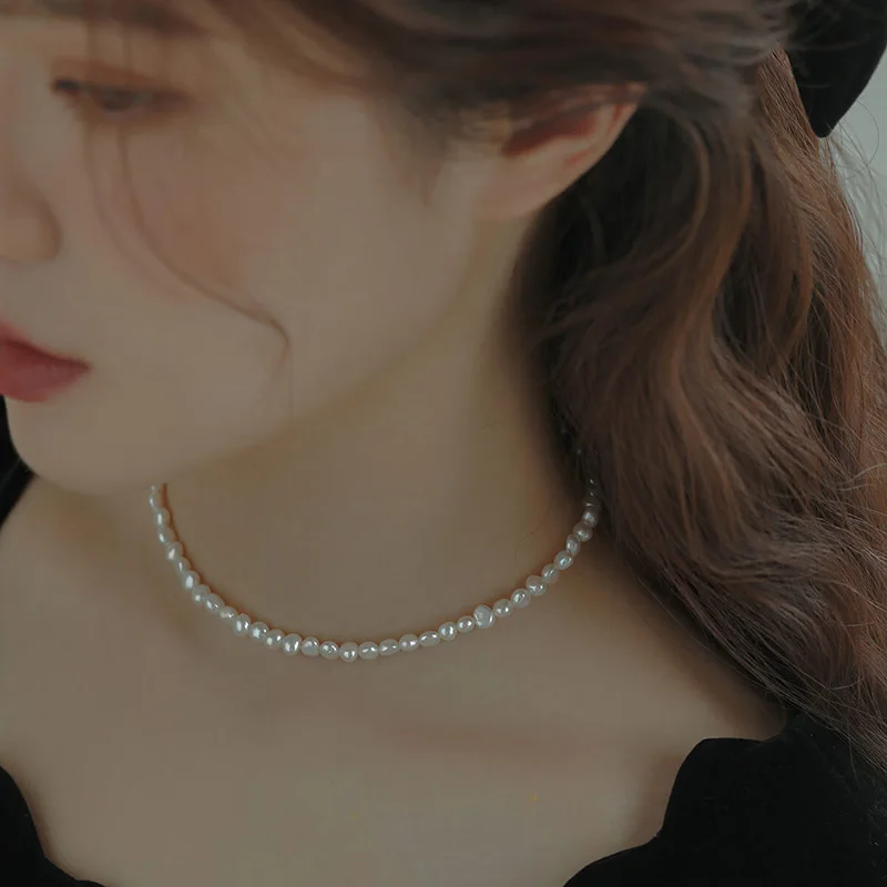 Hengsheng 4-5mm Baroque Freshw - Pearl Trim Chain ulasan dan harga