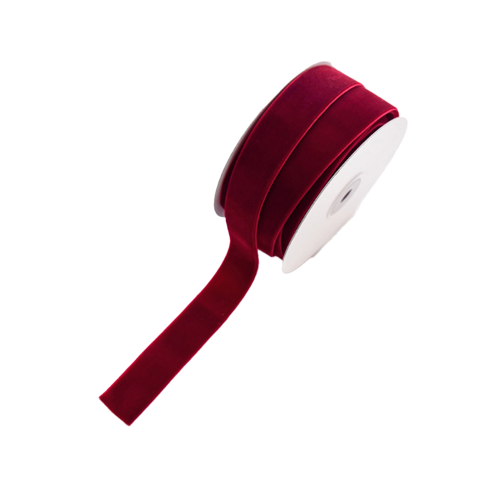 10M Roll Cloth Ribbon with Vel - Velvet Ribbon Roll ulasan dan harga