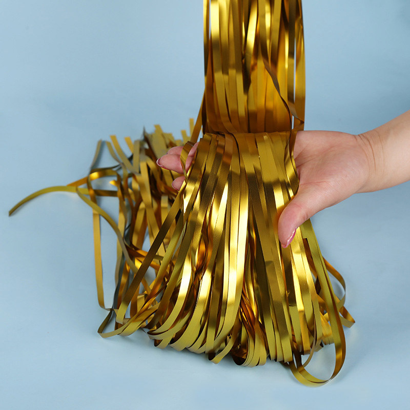 1Bag 2-meter Backdrop Foil Fri - Tassel Fringe Trim ulasan dan harga